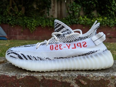 DS ADIDAS YEEZY 350 V2 ZEBRA WHITE BLACK sz 9 CP9654 | eBay