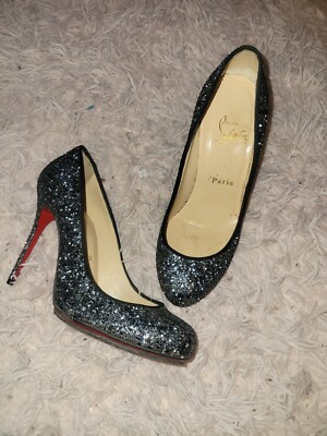 Christian Louboutin Heels Size 36 - 36.5 Glitter | eBay