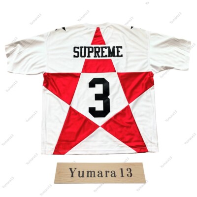 Supreme Star Football Jersey Black White Gold Dark Green 4colors