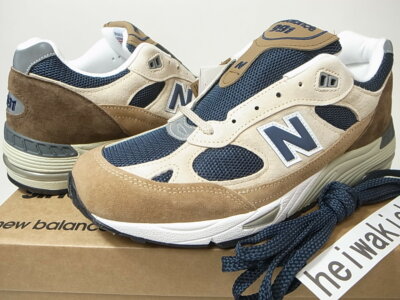 NEW BALANCE M991SBN 991 NAVY BEIGE BROWN CAPPUCCINO MADE IN