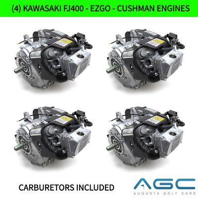 4) NEW OEM EZGO CUSHMAN 13.5HP KAWASAKI FJ400 CC ENGINE INCLUDES