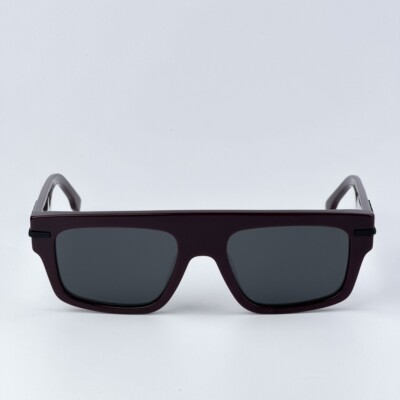 Fendi Men Sunglasses Bordeaux Grey Square FE40091U FENDIGRAPHY 69A