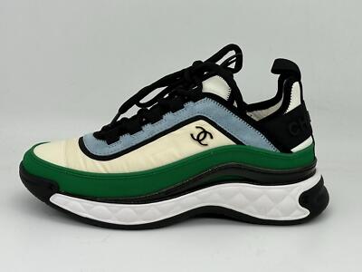 CHANEL 23P 2023 Multicolor CC Sport Lace Up Sneakers Kicks Shoes