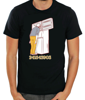 241543903 Heads in Freezers Famous W/B Short Sleeve Men T Shirt