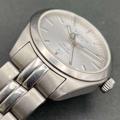 Tissot PR100 Titanium T101210A Ladies Watch Analog Quartz 33mm