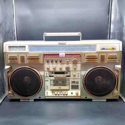 Vintage Coney Onkyo Co Ltd C-100F Large Boombox Cassette Deck Very