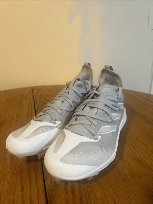 ADIDAS Adizero Afterburner Metal Baseball Cleats Gray White HP2179