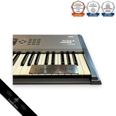 KORG N364 Music Workstation 61-Key Keyboard Synthesizer w/ Gig Bag