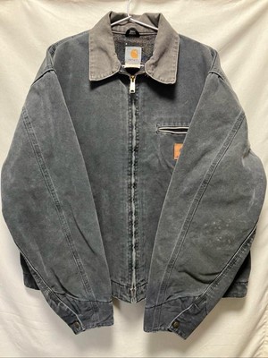 Carhartt Detroit Jacket J97PTL Made in USA Size XL Vintage Japan