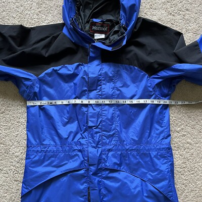 VTG 90s Marmot Ski Snowboard Rain Gore-Tex Shell Jacket Mens Small