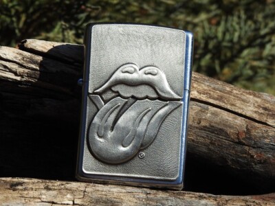 The Rolling Stones Tongue Surprise Zippo Lighter - Mick Jagger