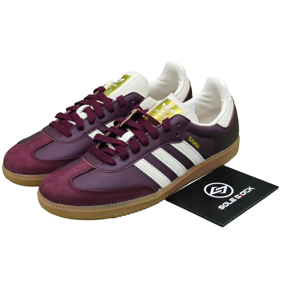 Size 5.5 - Adidas Samba OG Maroon W for sale online | eBay