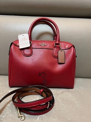 Coach x Snoopy Peanuts Leather Purse Bag Limited Edition brand new