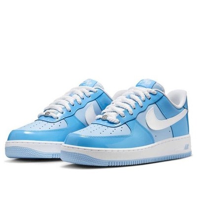 Men's Size 13 Nike Air Force 1 '07 LV8 Psychic Blue Patent