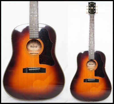 Acoustic Guitar Morris WG-30 Sunburst Rosewood Fingerboard Made in