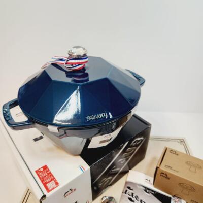 Staub Diamond Cocotte 22cm La Mer Limited Rare with Box [NEW] | eBay