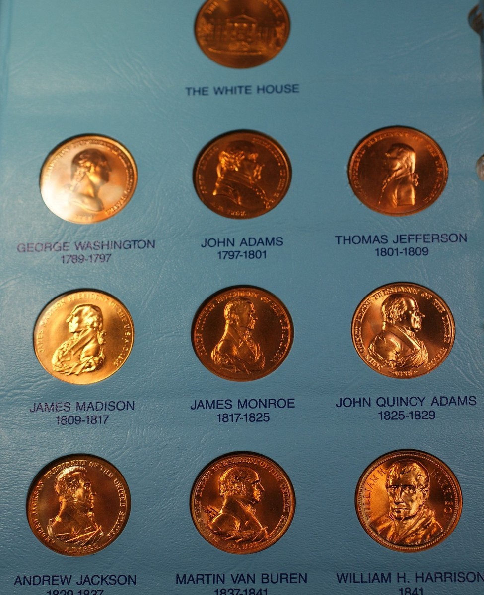 United States Mint Bronze Medals of the Presidents Complete thru