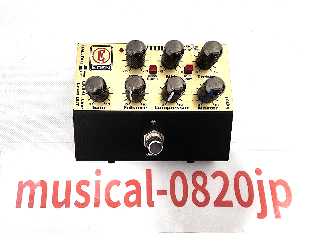 EDEN WTDI Bass Guitar Preamp Direct Box EQ Effects Pedal | eBay