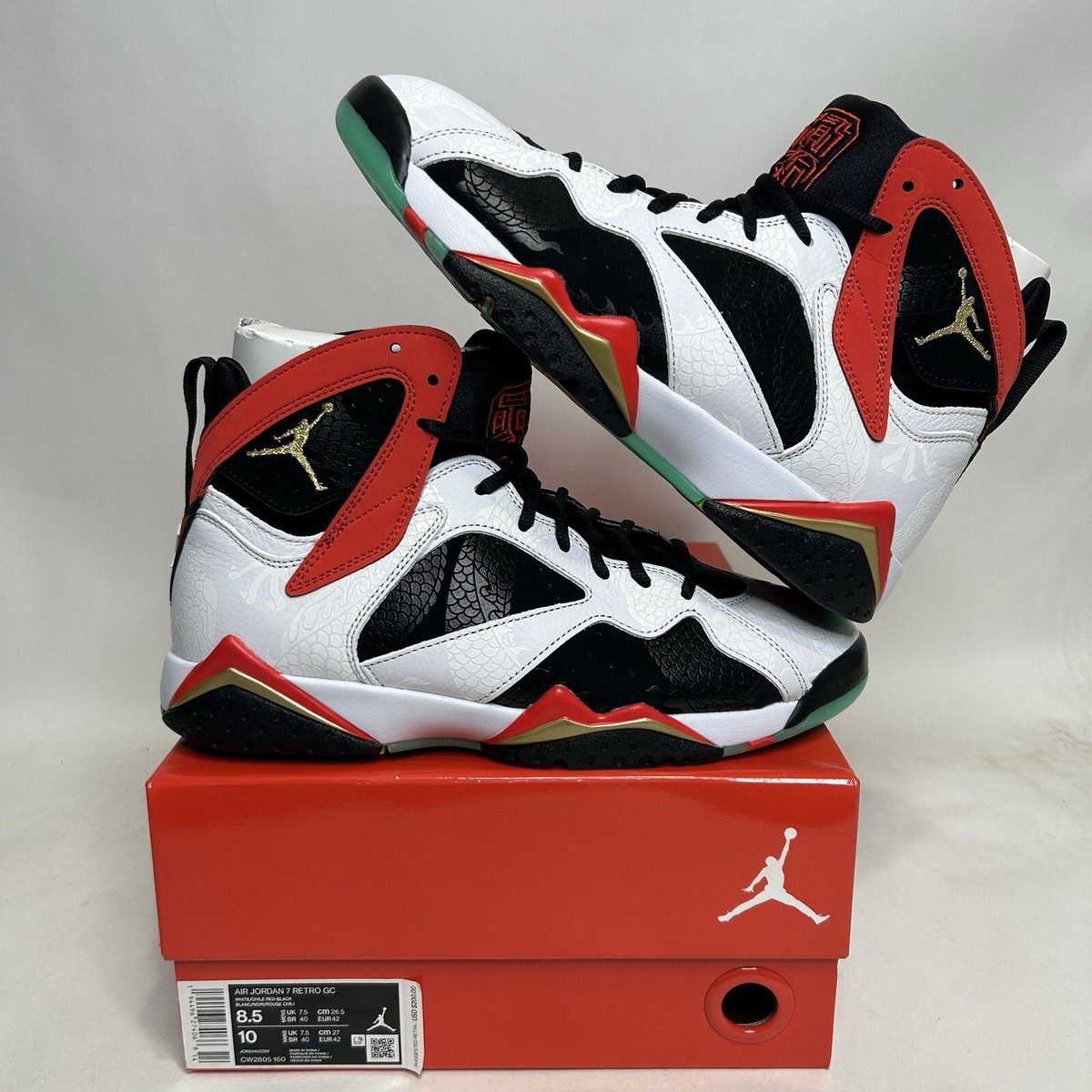 Nike Air Jordan 7 Retro GC VII “Greater China” CW2805-160 Men's