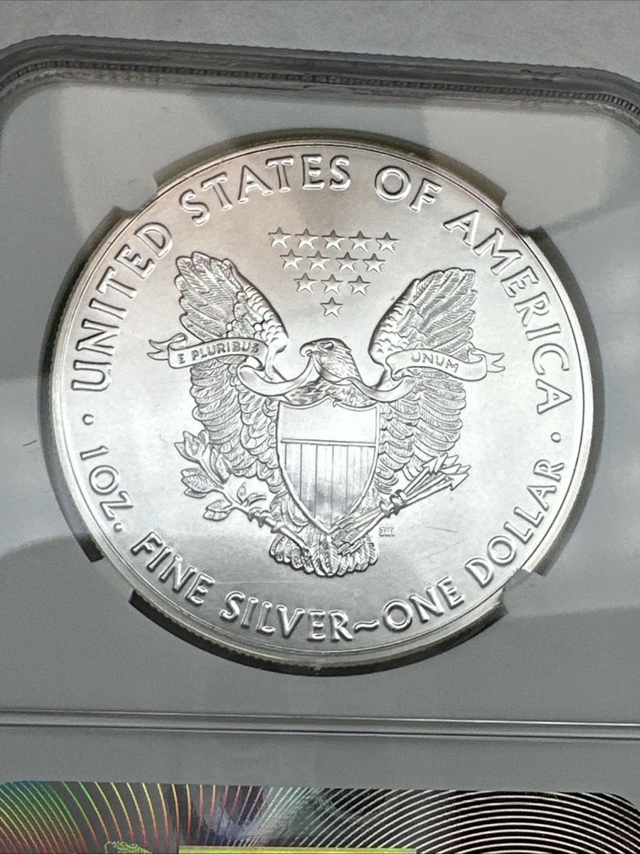 2016 NGC MS70 SILVER EAGLE FIRST Releases 30TH Anniversary Label