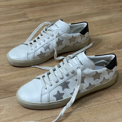 SAINT LAURENT Sneakers Star Court Classic Low Top Leather YSL