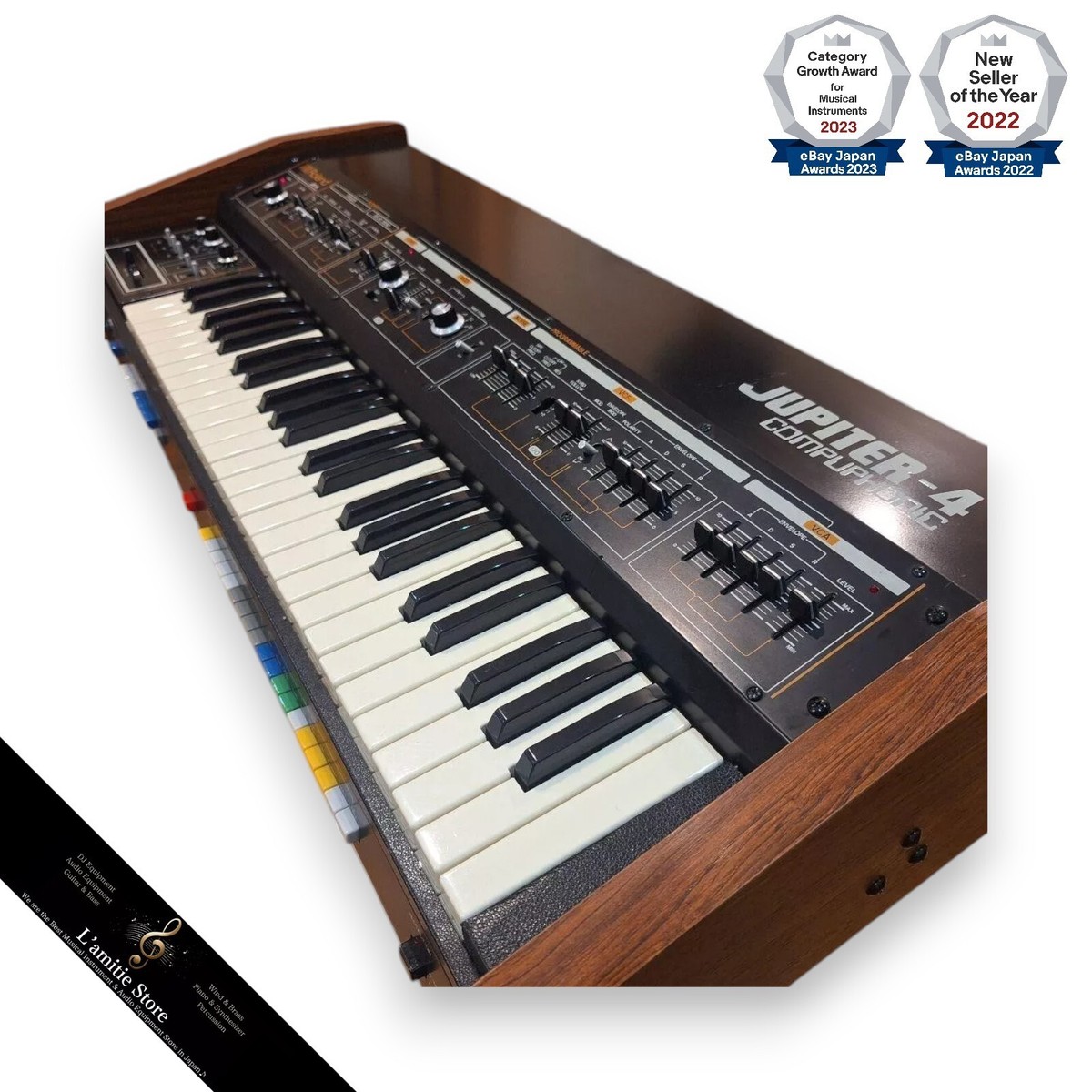 Roland Jupiter-4 Compuphonic Analog Synthesizer Vintage Overhauled