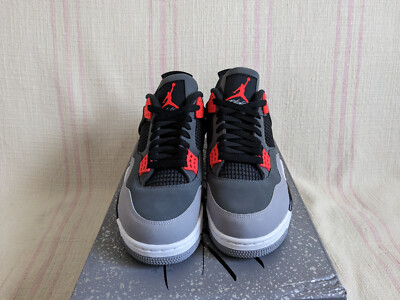 Air Jordan 4 Retro Infrared 23 Dark Grey Black AJIV DH6927 061 Men