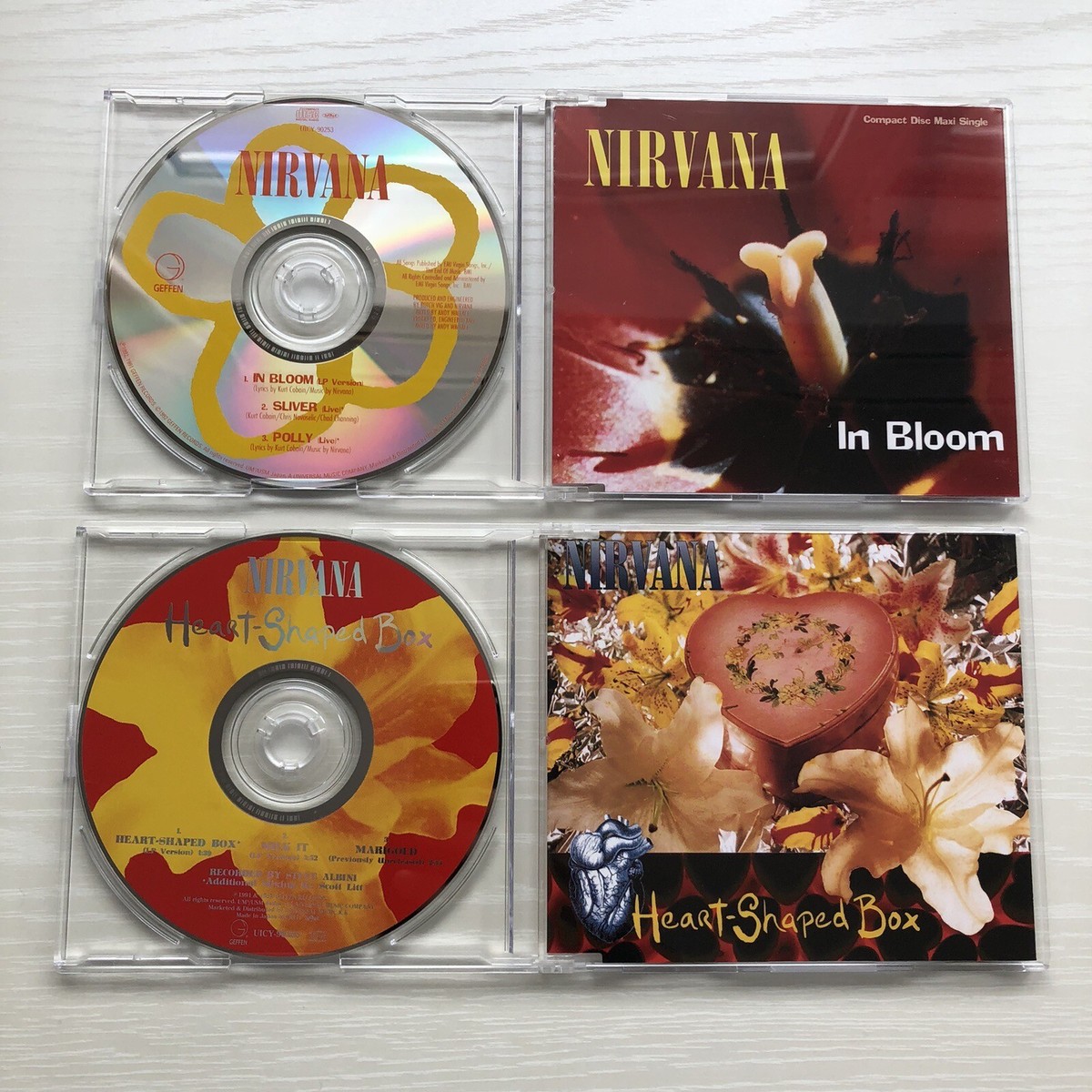 Nirvana Singles CD GEFFEN UICY-90251/6 set of 6CDs Japan
