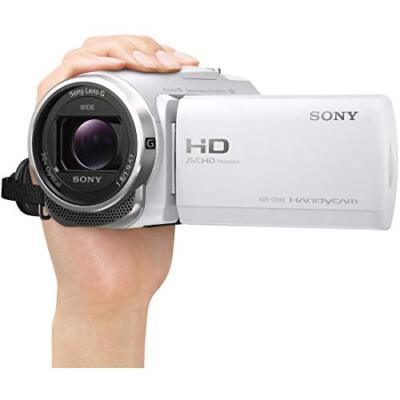 Sony Video Camera 2.29 MP (16:9) Handycam HDR-CX680 W White 64GB