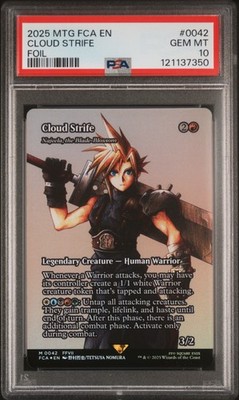 2025 MTG FINAL FANTASY: THROUGH THE AGES FOIL #0042 CLOUD STRIFE