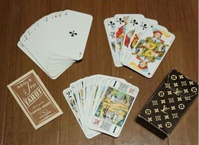 Louis Vuitton Vintage Tarot Card Trump Playing Cards Collection
