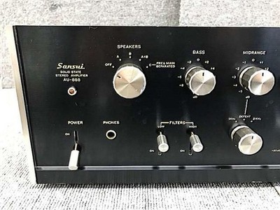 Sansui AU-888 Integrated Amplifier 45W Stereo Vintage Wood Case