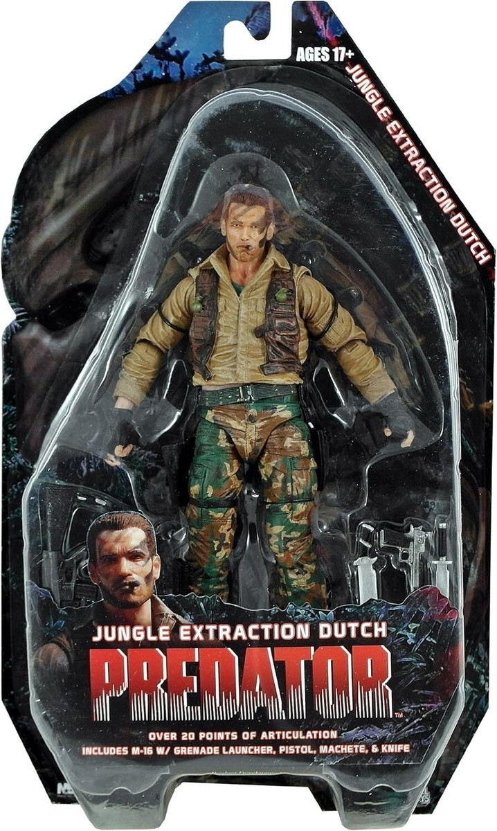 NECA Predator Jungle Extraction Dutch 25th Anniversary Action