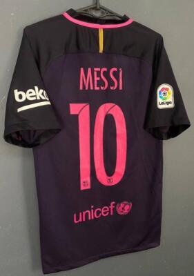 MEN MESSI #10 FC BARCELONA 2016/2017 FOOTBALL SOCCER SHIRT JERSEY