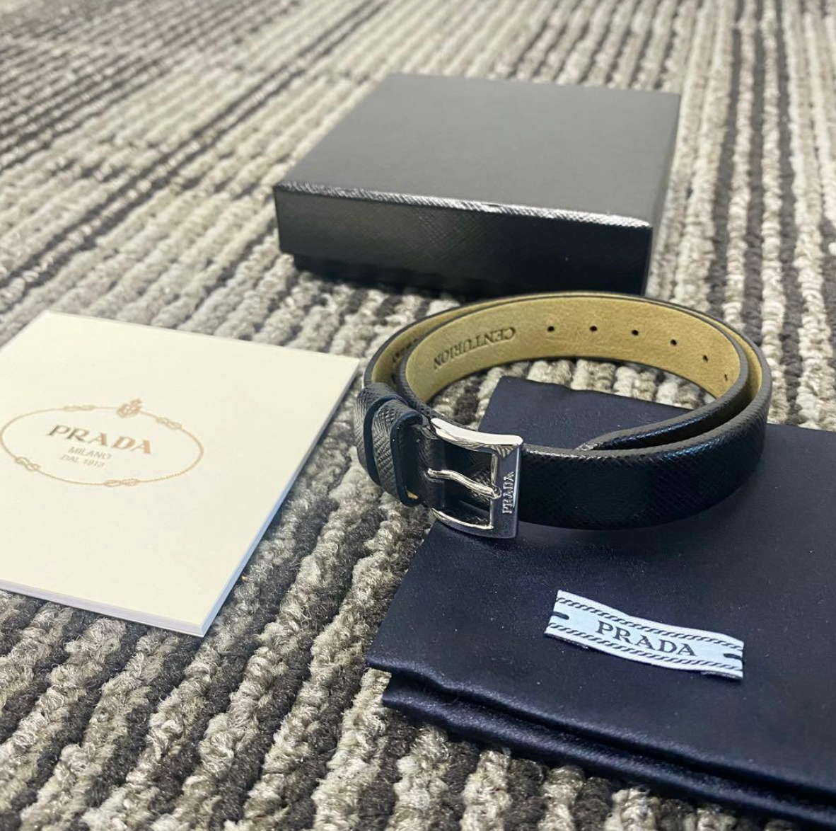 PRADA American Express AMEX Centurion Bracelet with Box Rare