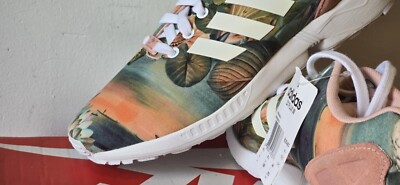 Size 11 - Farm Curso d'Agua x adidas ZX Flux Pink W for sale