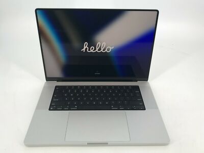 MacBook Pro 16-inch Silver 2021 3.2 GHz M1 Max 10-Core CPU 32-Core