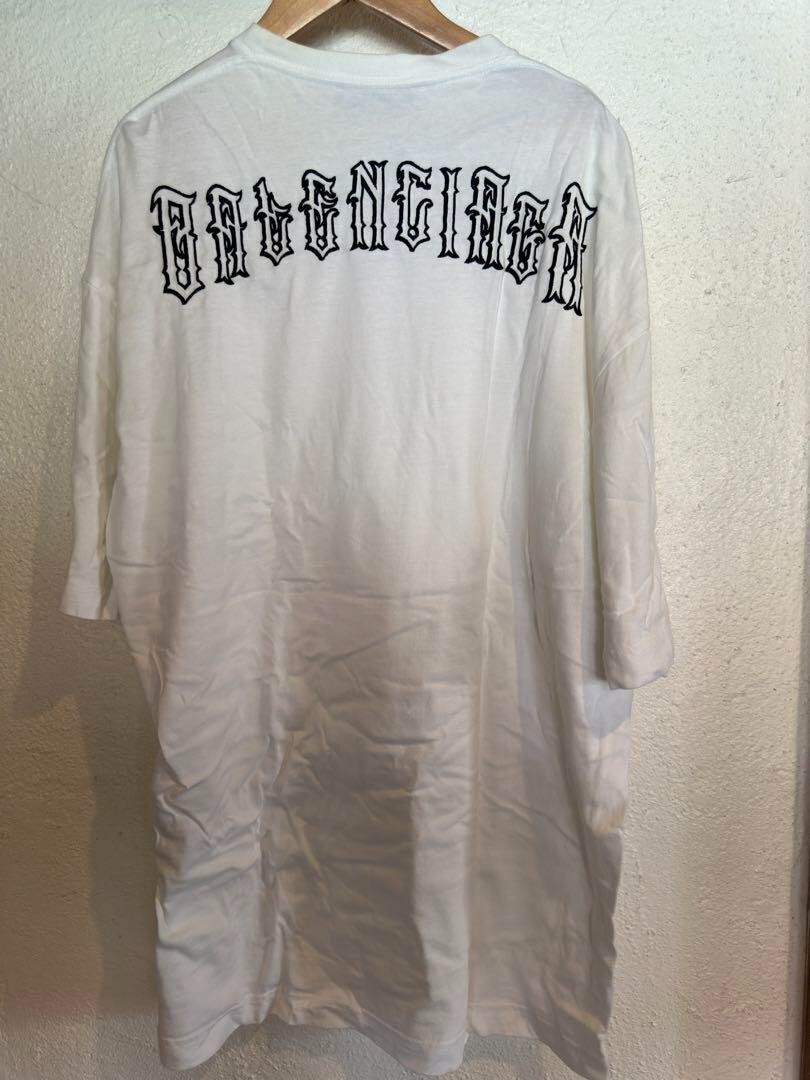 BALENCIAGA Back Logo T-shirt short sleeve color white size XS