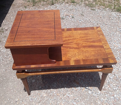 Mid Century Lane Step End Table / Side Table (LA52) | eBay