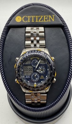 Citizen Navihawk Blue Angel's Men's Watch -C300-WR100 World TIME