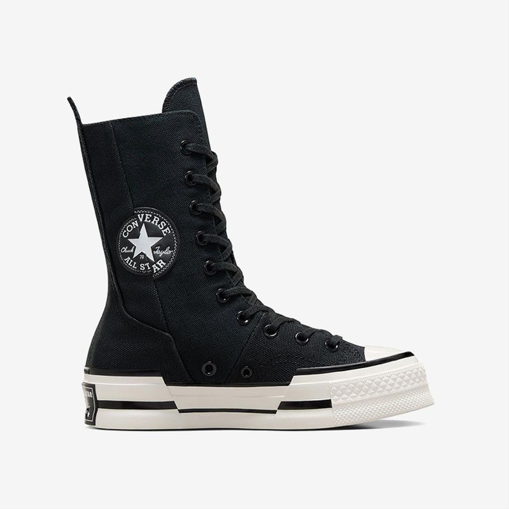 New NIB Converse Women Chuck 70 Plus X-Hi High Top Black Platform