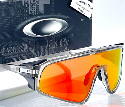NEW Oakley LATCH PANEL Grey Ink w PRIZM Ruby Lens Sunglass 9404-04