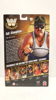 WWE Mattel Elite Legends Sgt. Slaughter Wrestling Figure Series 1