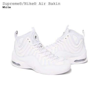 Brand New Supreme® x Nike® Air Bakin White - Size 9.5 - SS23