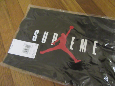 Supreme x Jordan Drawstring Bag - Black for sale online | eBay
