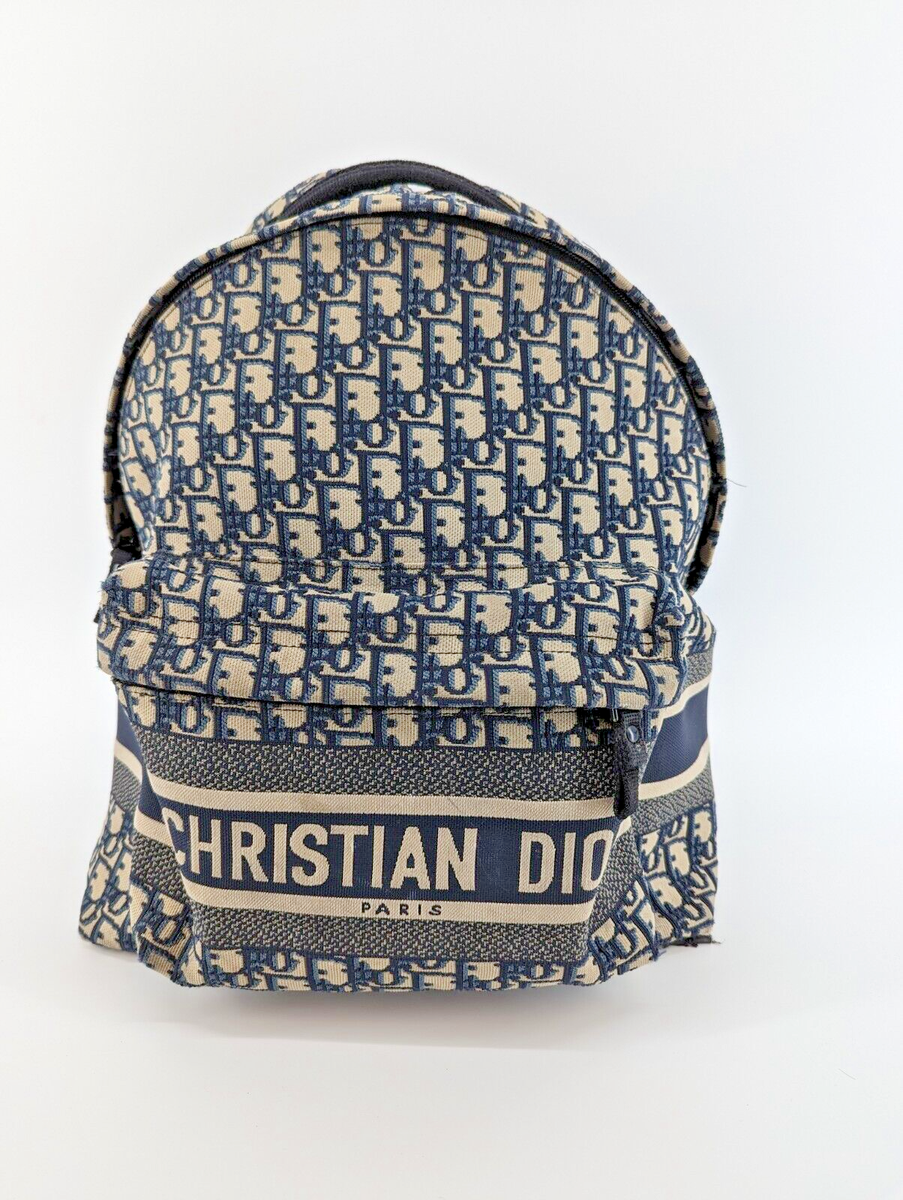 Christian Dior Homme Rider Backpack Oblique Canvas | eBay