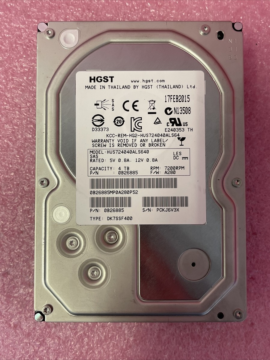 HUS724040ALS640 0B26885 HGST Ultrastar 4TB *SAS* 3.5