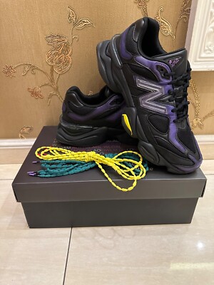 New Balance 9060 x Mowalola Burglarwear Black Purple Yellow EU 44