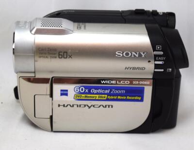 Sony Hybrid 60x Zeiss Optical Zoom Handycam Untested For Parts
