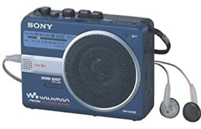 SONY WM-GX202 Walkman Cassette Player Sound Boost Blue Good | eBay
